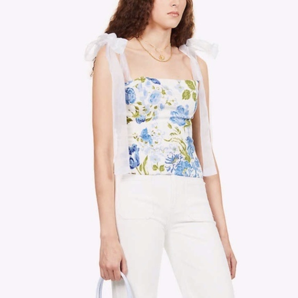 NEW Reformation Zoey Top Lucca 8 - Picture 6 of 17